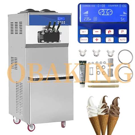 Large Capacity Commerical Italian Gelato Machine Ice Cream Maker Soft