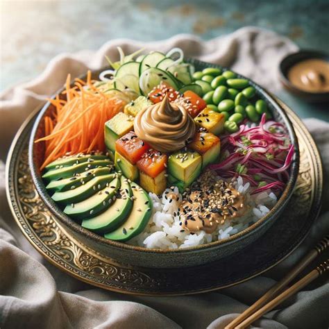 Vegane Poke Bowl Mit Tahini Sauce Rezept