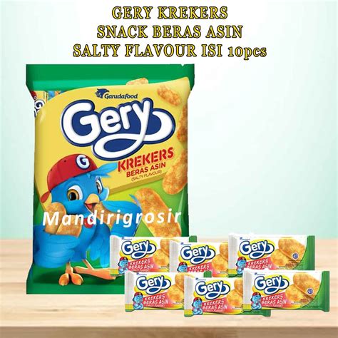 Jual Snack Krekers Salty Flavour Gery Krekers Snack Beras Asin