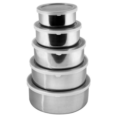 Conjunto De Potes De Inox Tampa Jogo Pe As Wincy Submarino