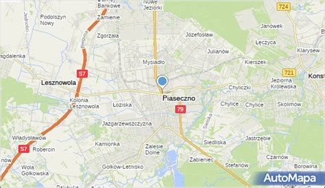 Mapa Piaseczno Piaseczno Na Mapie Targeo