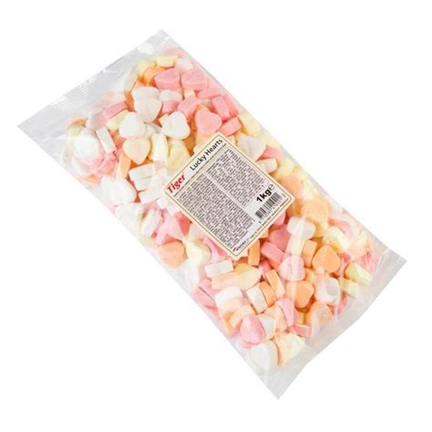 Kjøp Tiger Lucky Hearts 1kg hos Coopers Candy Godteri på nett