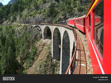 Bernina Express Train Image & Photo (Free Trial) | Bigstock