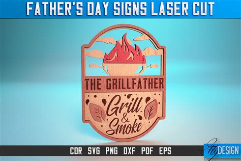 Fathers Day Sign Laser Cut Svg Home Graphic By Flydesignsvg