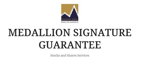 Medallion Signature Guarantee – Page 2 – Stocks and Shares Services