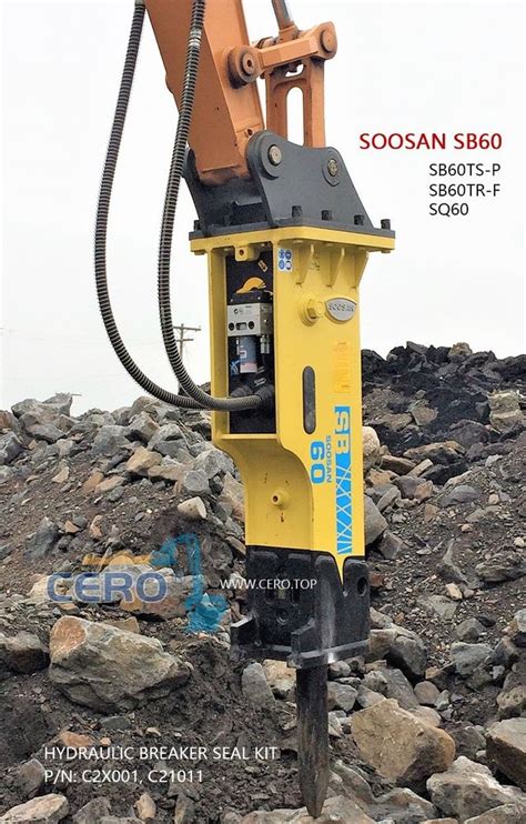 Soosan Hydraulic Rock Breaker SB70TR F For Primary And Secondary