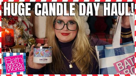 Bath Bodyworks HUGE CANDLE DAY HAUL DAY 1 NEW CANDLES