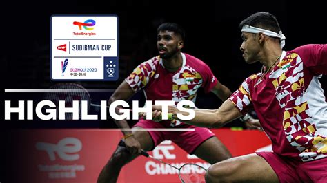 Watch Bwf Sudirman Cup Aaron Soh Disappoint Rankireddy Chirag Video