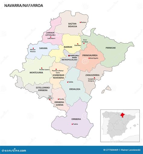 Autonomous Community Castile And Leon Map Vector Silhouette