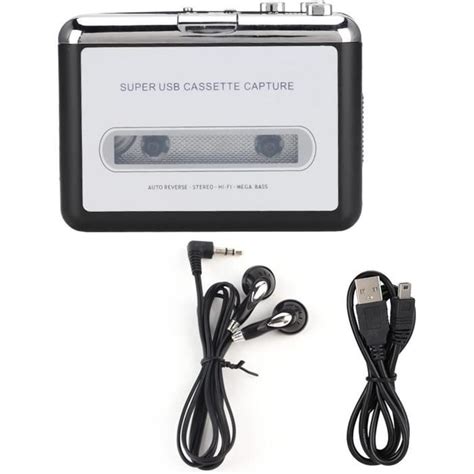 Lecteur De Cassette Convertisseur De Bande Usb Vers Mp3 Lecteur De Musique Audio Stéréo Lecteur