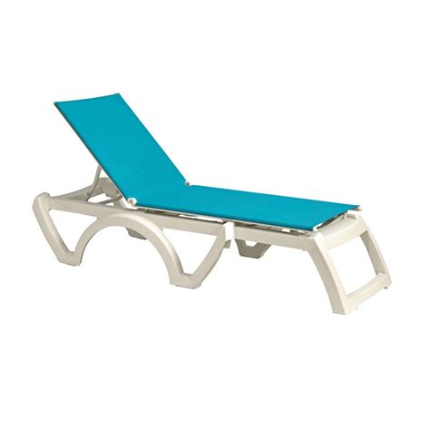 Calypso Plastic Resin Chaise Lounge Pool Furniture Supply