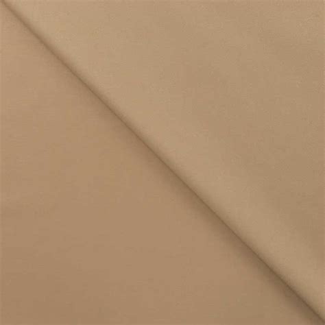 Tissu Gabardine Coton Ricardo Caramel Tissus Des Ursules