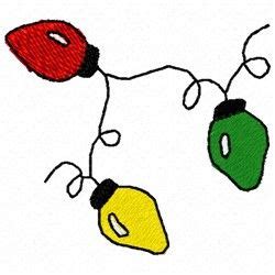 Christmas Lights Machine Embroidery Designs Free Machine Embroidery