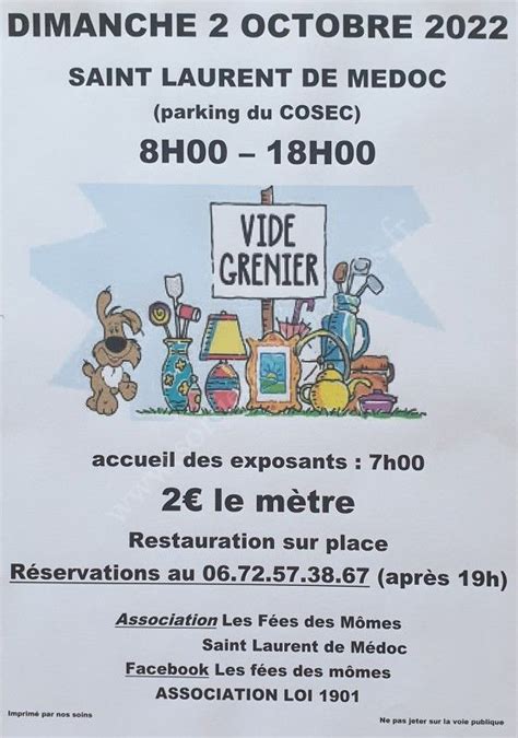 Se divertir dans le Médoc Agenda Vide grenier