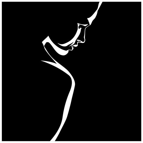 Woman Silhouette Woman silhouette on black в 2019 г Силуэтная