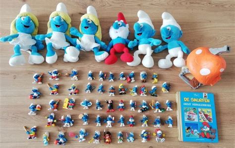 Schleich Peyo Bully Smurfen Unique Vintage Smurfs 52 Plush