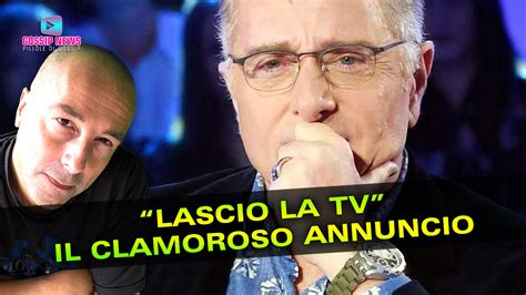 Paolo Bonolis Lascer Presto La Tv Voglio Fare Altro