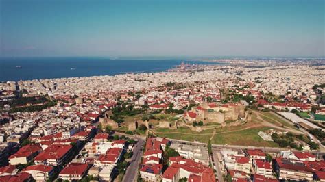 Heptapyrgion of Thessalonica - Second-largest City in Greece Seen from Aerial Perspective ...