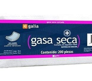 GASA SECA CORTADA 10X10CM 200 PZAS PROTEC DEGASA Flosamed