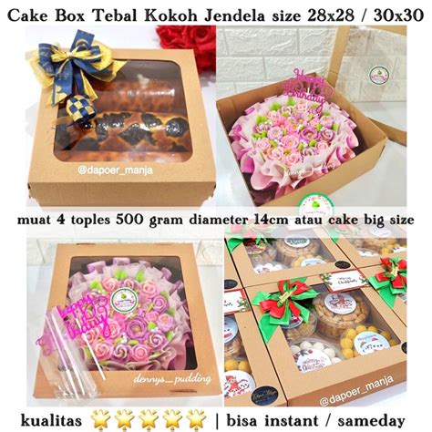 Jual Kotak Kue X X Box Hampers Muat Toples Kue Kering