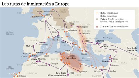 La inmigración en el mundo Las inmigraciones en Europa