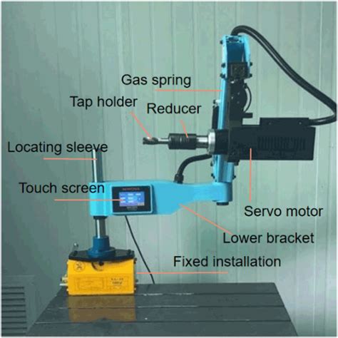 Good Performance M M Fold Arm Vertical Servo Electric Tapping