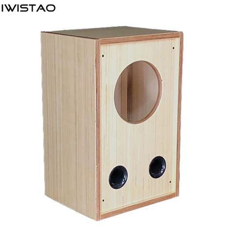 Iwistao Hifi Inch Full Range Coaxial Speaker Unit Empty Cabinet P