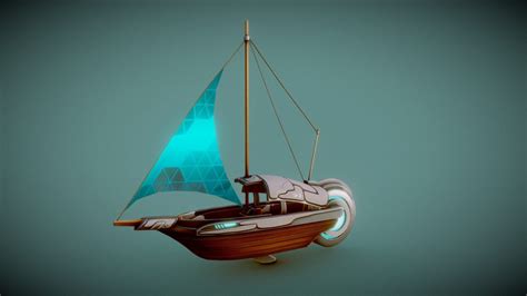 Sci-fi Boat - deep3dsea