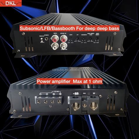 Car Subwoofer Amplifier Rms W Class D Max Ohm Peak W Spl