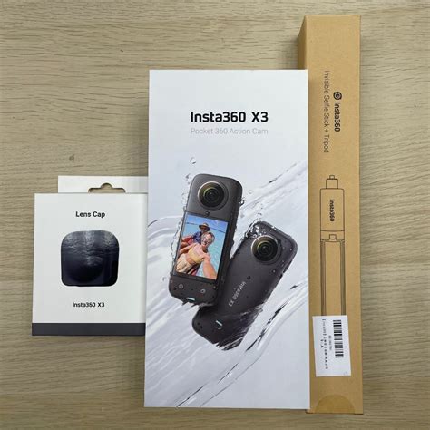 二手超新 只用一次 Insta 360 X3 含 Insta360 Care 台灣公司貨 自拍棒 腳架棒 運動相機 蝦皮購物