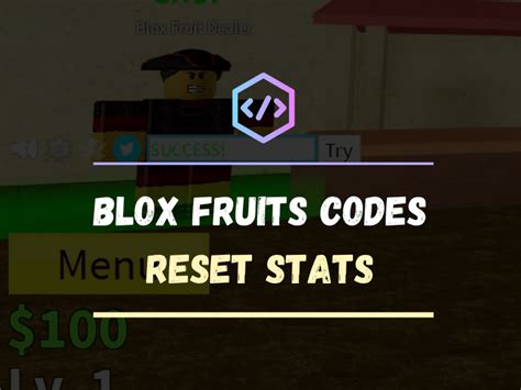 New Blox Fruits Codes Reset Stats September