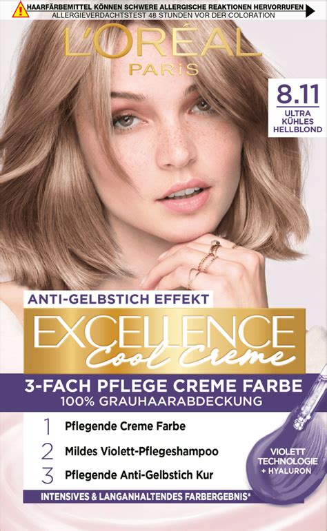 L Or Al Paris Excellence Creme Excellence Cool Creme Haarfarbe Nr