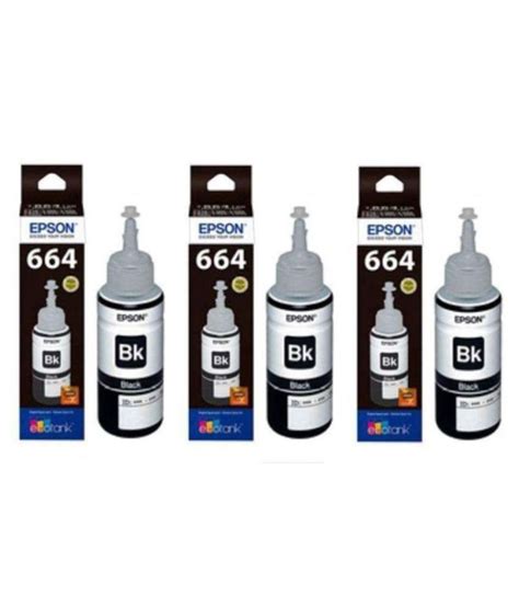 Cartridge Vista Black Pack Of Ink Bottle For Epson L L