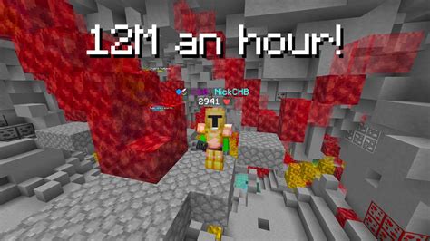 12M H Ruby Gemstone Mining Hypixel SkyBlock YouTube