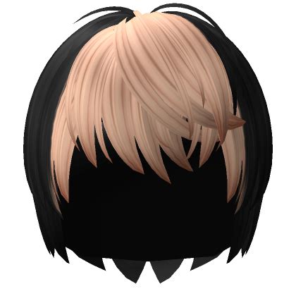 Anime Messy Hair Black To Blonde S Code Price Rblxtrade