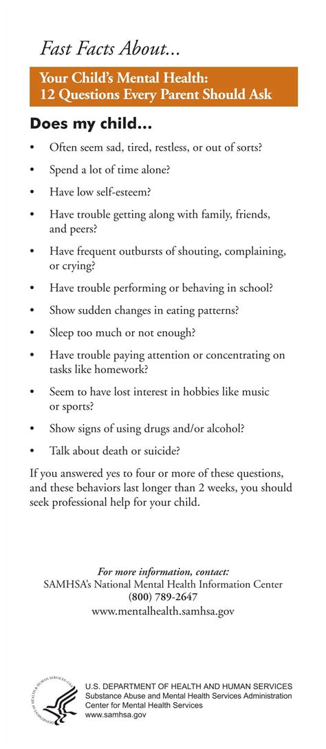 Your Child's Mental Health: 12 Questions Every Parent Should Ask