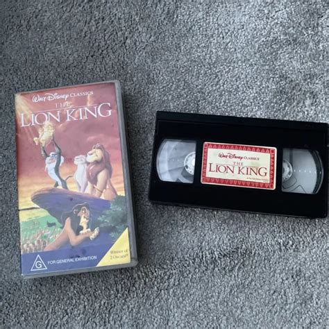 Walt Disney The Lion King And Lion King Vhs Movie Vhs Tape Vcr The