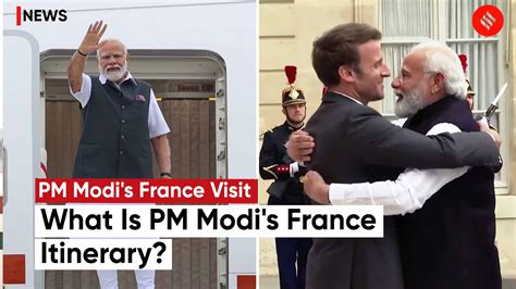 Pm Modi France Visit Pm Modi Embarks On 2 Day Visit To France This Is