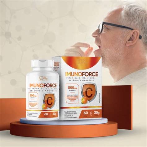 Imunoforce Vitamina C D Zinco Sel Nio E Magn Sio Mix Nutri Em