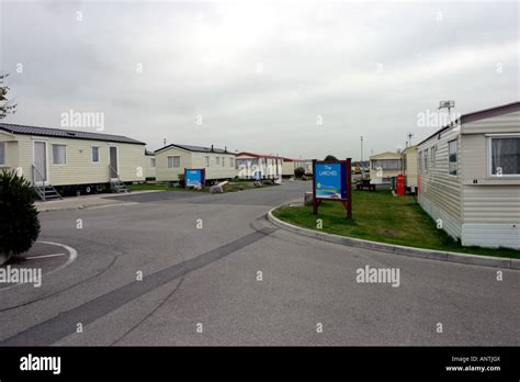 Rows Of Caravans At Trecco Bay Caravan Park Thought To Be Europes Biggest Caravan Park Trecco