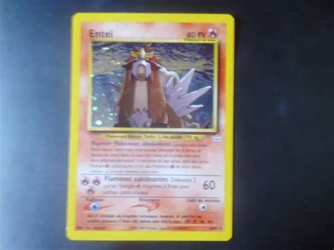 Entei Neo Revelation Carte Pokemon Poke Cartes