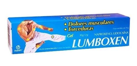 Lumboxen Gel Dolores Musculares naproxeno Lidocaína FARMACIAS BS