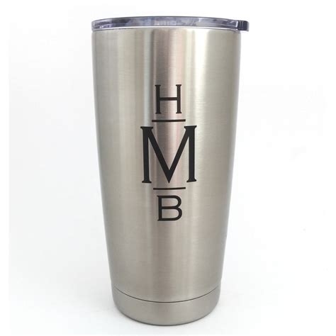 Personalized Tumbler 20oz Double Wall Insulated Stainless Steel The