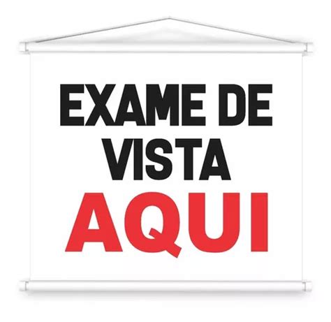 Banner Exame De Vista Aqui 1 Unidade