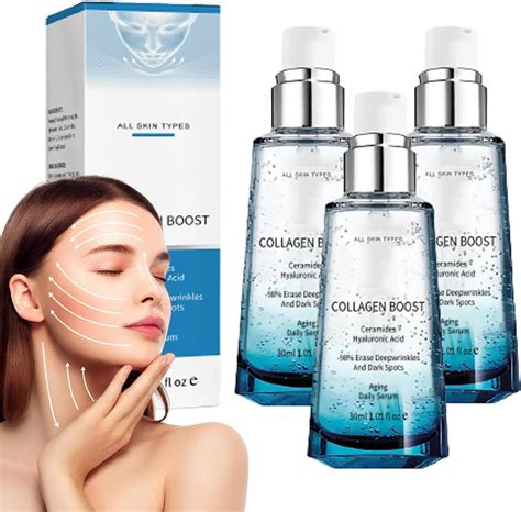 Koran Advanced Collagen Boost Anti Aging Serum Reduces Wrinkles Face