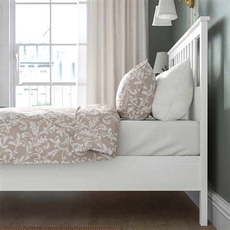 Hemnes Bed Frame White Stain 160x200 Cm Ikea Latvija