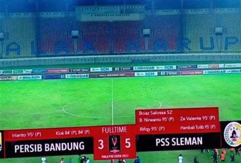 Persib Bandung Tersingkir Dari Piala Presiden