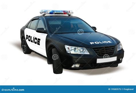 Police Car Isolated Royalty Free Stock Photo - Image: 19583575