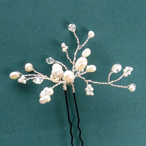 Pin By Marsha Farm On Jewel Bridal Hair Pins Pearl Bridal Hair