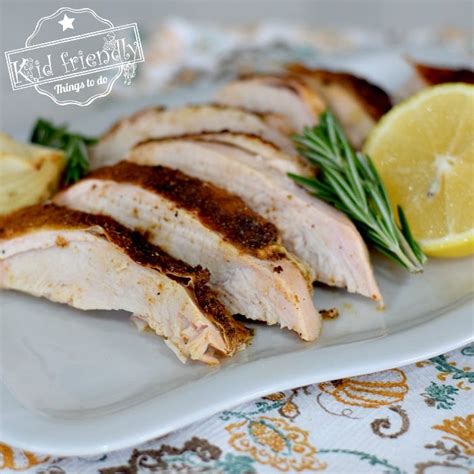 Easy Lemon Herb Turkey Breast In Oven Kid Friendly Things To Do